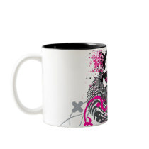 skullz. straight twisted arrows. mugs by asyrum skullz. straight twisted arrows. mugs