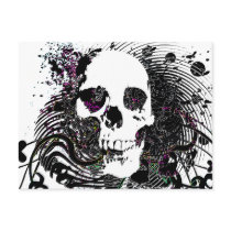 skullz. straight twisted arrows. postcards by asyrum skullz. straight twisted arrows. postcards