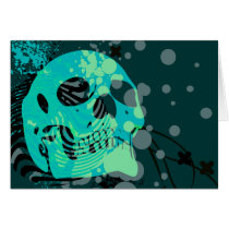 skullz. up twisted arrows. cards