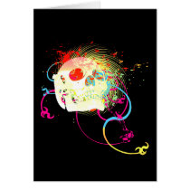 skullz. up twisted arrows. cards
