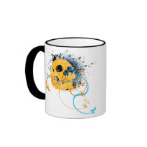 skullz. up twisted arrows. mugs by asyrum skullz. up twisted arrows. mugs