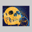 skullz. up twisted arrows. postcards