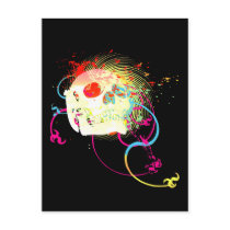 skullz. up twisted arrows. postcards by asyrum skullz. up twisted arrows. postcards