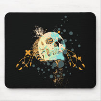 skullz. up with bubbles. mousepads by asyrum skullz. up with bubbles. mousepads