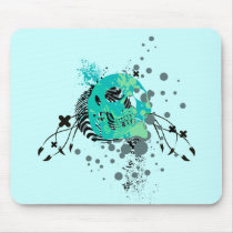 skullz. up with bubbles. mousepads by asyrum skullz. up with bubbles. mousepads