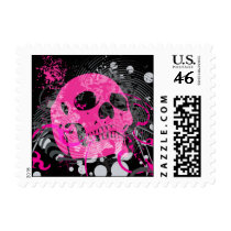 skullz. up with bubbles. postage