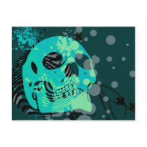 skullz. up with bubbles. postcards by asyrum skullz. up with bubbles. postcards