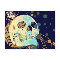 skullz. up with bubbles. postcards by asyrum skullz. up with bubbles. postcards