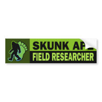 Skunk Ape Field Researcher Bumper Stickers