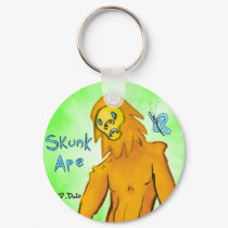 Skunk Ape Keychain by davisbot Skunk Ape Keychain