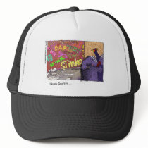 Skunk Graffiti Funny Cartoon Gifts & Tee hats