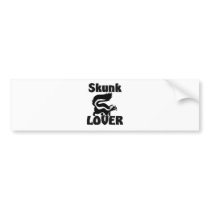 Skunk Lover Bumper Stickers