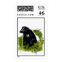 Skunk Postage stamp by Critterpainter Skunk Postage stamp