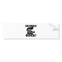 Skunks Rock Bumper Sticker