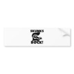 Skunks Rock Bumper Sticker