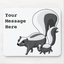 skunks_together, YourMessageHere mousepads by ButtermilkBiscuits skunks_together, YourMessageHere mousepads