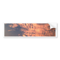 sky  and  cloud  /  sunset bumper stickers