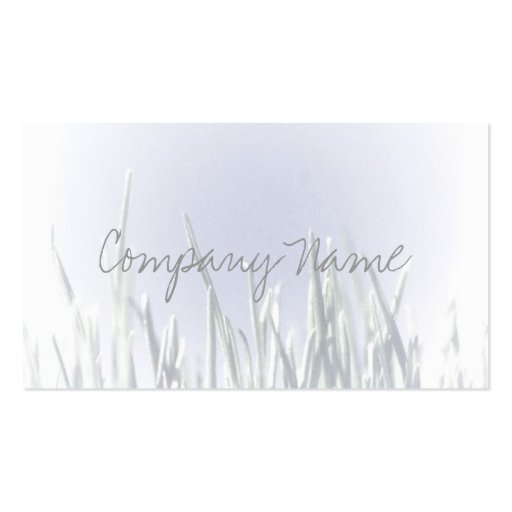 "SKY AND GRASS" ZEN STYLE BUSINESS CARD (front side)
