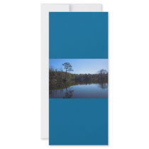 Sky and Water Reflections Rack Card