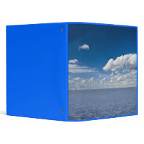 sky and waves vinyl binder