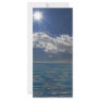 sky and waves customized rack card