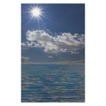 sky and waves customized stationery