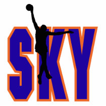 sky basketball text design photo cutouts