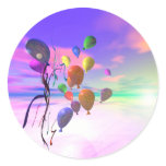 Sky Birthday Balloons stickers