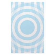 sky_blue_and_white_interlocking_concentric_circles stationery design