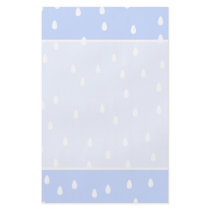 Sky blue and white rain drop pattern. flyer