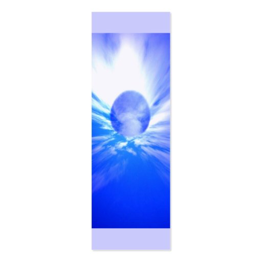 Sky Blue Angel, Mini Bookmarks Business Cards (front side)