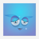 Sky Blue Cutie Bubble canvas prints
