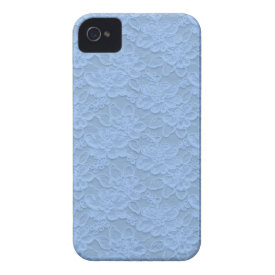 Sky Blue Lace Iphone case for iphone 4