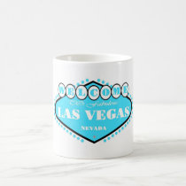 SKY BLUE Las Vegas Sign Mug