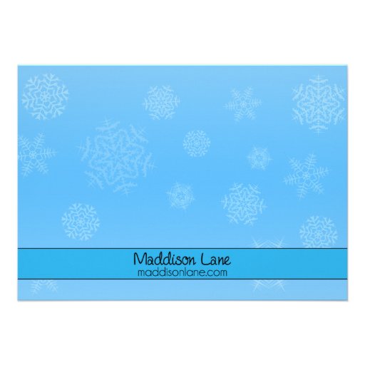 Sky Blue Skate Mates Ice Skating Birthday Party Custom Invites