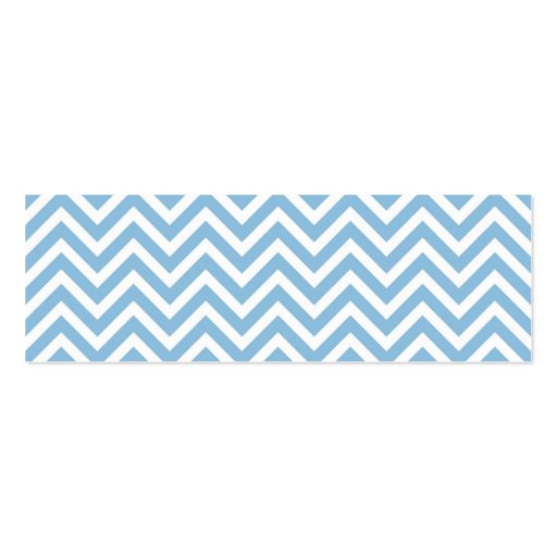 Sky Blue Sweet Heart & Chevron Gift Tags Business Card Templates (back side)
