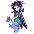 stand_ps - "Sky" Butterfly Rose Fairy Art Photo Sculpture