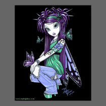 "Sky" Butterfly Rose Fairy Posters posters