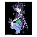 "Sky" Butterfly Rose Fairy Posters posters