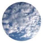 sky  cloud round stickers