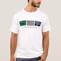 Sky Cranes t-shirts
