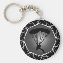SKY DIVING NIGHTLIFE KEYCHAINS