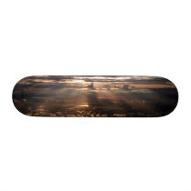Sky Flyer Skateboard by CaroleArt Sky Flyer Skateboard