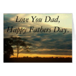 Sky happy Fathers Day Greeting Card
