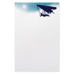 sky high hang gliding personalized stationery