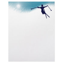sky high ski letterhead design