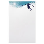 sky high ski stationery design