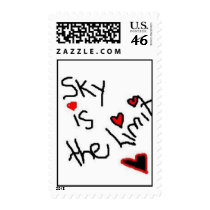 sky is the limit postage by SUNZUP4U sky is the limit postage