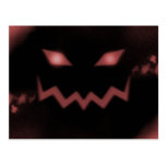 SKY JACK Pumpkin Jack-o-Lantern Face Red Post Cards
