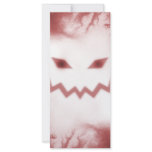 SKY JACK Spooky Jack O Lantern Face Wht Red Customized Rack Card